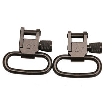 GrovTec Locking Sling Swivels 1" Steel Black (1 Pair), GTSW01