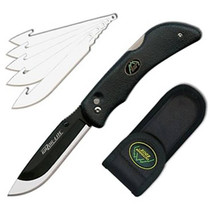 Outdoor Edge RL-10 Razor-Lite Folding Knife 3.5" Blade Kraton Handle Black