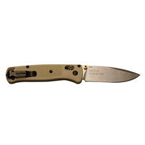 Benchmade Bugout Tan Grivory Drop-Point 3.2" Prototype 2023