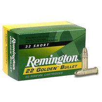 Remington 22 Golden Bullet 22 Short 29 Grain 100 Rounds