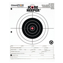 Champion Scorekeeper 50 Yd Small Bore Paper Target Orange Bull 12Pk 45721
