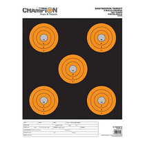 Champion ShotKeeper 5 Large Bullseye 11" x 16" Paper Target 12Pk 45555