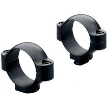 Leupold 1" STD Scope Rings Medium Height Matte Black Steel, 49901