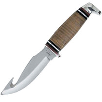 Case 00517 SS Leather Hunter GH Hunting Knife 4" Tru-Sharpe Blade