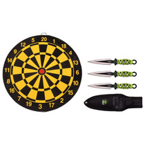 Master Cutlery Throwing Knives - Set of 3 with Target Board
