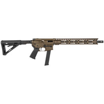 Diamondback DB9RPMLMB DB9 Semi-Automatic 9mm Luger 15" 32+1 Midnight Bronze Cerakote Adjustable Magpul MOE Stock