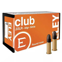 Eley Club Round Nose .22LR 40gr.  50 Rounds