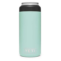 Yeti Rambler Colster Slim Can Cooler Seafoam