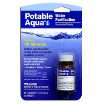 Potable Aqua Water Treatment Tablets