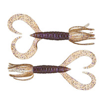 Keitech Little Spider 3" 8Pk Brown & Purple