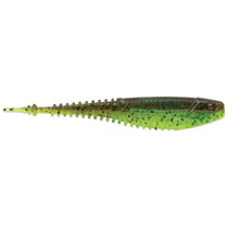 Rapala Crush City Freeloader 4.25" 6Pk Green Pumpkin Chartreuse Pepper