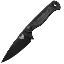 Benchmade Dacian Fixed Black Micarta 3.54" Spear-Point Blade