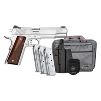 Kimber 1911 Custom LW Rosewood with Club Bundle 45 ACP 5" Barrel (3) 7 Round Mags