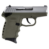 SCCY CPX-1 Two Tone DAO 9mm 3.1" Barrel Flat Dark Earth Poly Grip/Frame SS Slide 10rd