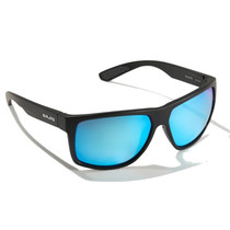 Bajio Boneville Sunglasses Matte Black Frame Blue Glass Lenses