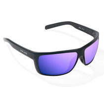 Bajio Sigs Sunglasses Black Gloss frame / Violet Mirror Polycarbonate Lens