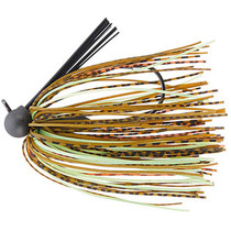 Queen Tackle Tungsten Finesse Peanut Football Jig 1/4 Oz Hot Mess
