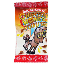 Ass Kickin' Chipotle Honey Peanuts 1 Oz Bag