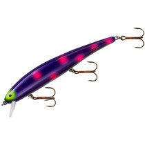 Bomber B15 Long A 4 1/2 inch Suspending Jerkbait Purple Pink Spot Chartreuse
