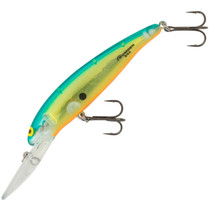Bomber B15 Long A 4 1/2 inch Suspending Jerkbait Chartreuse Flash Blue-Orange