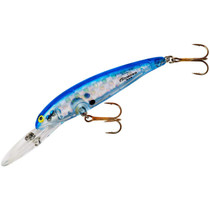 Bomber Deep Long A Minnow 24A Jerkbait/Trolling Hard Minnow 3.5" 3/8 Oz Silver Prism/Blue Back