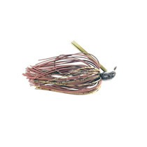 Greenfish Tackle Little Rubber Jig 1/2 oz. Green Pumpkin