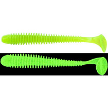 Keitech Swing Impact 2.5" Clear Chartreuse Glow