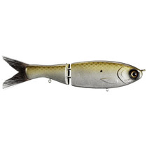 Clutch Darter Glide Bait 7.25" Olive Chrome