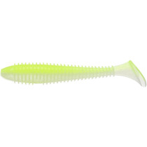 Keitech Fat Swing Impact 3.8" Chartreuse Back Pearl