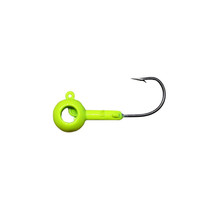 Leland Eyehole Round Jighead - 1/32oz Chartreuse