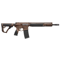 Daniel Defense 0208815126055 DDM4 M4A1 *CA Compliant 5.56x45mm NATO 14.50" 10+1 Mil-Spec Brown Cerakote 6 Position w/SoftTouch Overmolding Stock