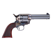 Taylors & Company 556204DE Short Stroke Smoke Wagon 357 Mag 6rd 4.75" Blued Cylinder & Barrel Color Case Hardened Steel Frame Checkered Walnut Navy Size Grip (Taylor Tuned)
