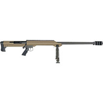 Barrett 13272 M99 416 Barrett 1rd 32" Heavy Barrel, Flat Dark Earth Cerakote Aluminum Receiver, Flat Dark Earth Fixed Synthetic Stock w/Sorbothane Recoil Pad, Manual Safety, Optics Ready