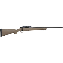 Mossberg 27873 Patriot Predator 243 Win Caliber with 5+1 Capacity, 22" Threaded/Fluted Barrel, Matte Blued Metal Finish & Flat Dark Earth Synthetic Stock Right Hand (Full Size)