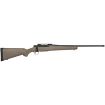 Mossberg 27874 Patriot Predator Full Size 308 Win 5+1, 22" Matte Blued Fluted/Steel Threaded Barrel, Matte Blued Steel Receiver, Flat Dark Earth Fixed Stock, Right Hand