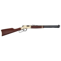 Henry H006M41 Big Boy Classic Full Size 41 Rem Mag 10+1 20" Blued Octagon Barrel, Polished Brass Receiver, American Walnut Stock Right Hand