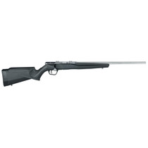 Savage Arms 70502 B Series FVSS Full Size 22 WMR 10+1 21" Matte Button Rifled Barrel, Matte Drilled & Tapped Stainless Steel Receiver, Matte Black Fixed Synthetic Stock, Right Hand