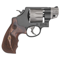 Smith & Wesson 170245 Model 327 Performance Center 357 Mag 2" Titanium/Stainless Barrel, 8rd Titanium Cylinder, Black Scandium Alloy N-Frame, Wood Grip