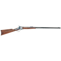 Chiappa Firearms 920025 1874 45-70 Gov 1rd, 32" Blued Octagon Barrel, Color Case Hardened Steel Oiled Checkered Walnut, Fixed Checkered w/ Patch Box Stock, Right Hand