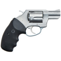 Charter Arms 73220 Undercoverette Small 32 H&R Mag, 6 Shot 2" Matte Stainless Steel Barrel & Cylinder, Matte Stainless Aluminum Frame w/Black Finger Grooved Rubber Grip, Exposed Hammer
