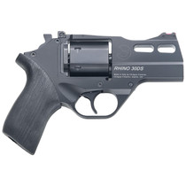 Chiappa Firearms CF340289 Rhino 30SAR *CA Compliant Small Frame 357 Mag 6 Shot, 3" Black Anodized Steel Barrel, Blued Cylinder, Black Anodized Aluminum Frame, Black Rubber Grip, Concealed Hammer