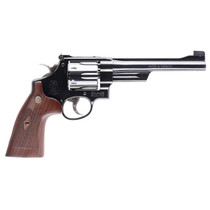 Smith & Wesson 150256 Model 25 Classic 45 Colt (LC) Blued Carbon Steel 6.50" Barrel, 6rd Cylinder & N-Frame, Checkered Square Butt Walnut Grip