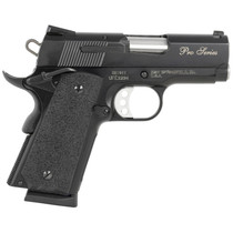 Smith & Wesson 178020 PC 1911 Pro Sub-Compact Frame 45 ACP 7+1, 3" Stainless Steel Barrel, Black Serrated Carbon Steel Slide, Black Aluminum Frame w/Beavertail, Black Stippled Grip