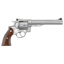 Ruger 5041 Redhawk Large Frame 44 Special/44 Rem Mag 6rd, 7.50" Satin Stainless Steel Barrel, Dual Chambered Satin Stainless Cylinder & Frame, Hardwood Grip