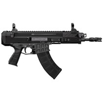 CZ-USA 91450 Bren 2 MS 5.56x45mm NATO 30+1 8.26" Black Cold Hammer Forged Barrel & Frame, Black Stippled Polymer Grips Right Hand