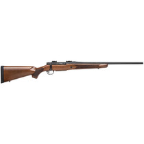 Mossberg 28026 Patriot Full Size 6.5 Creedmoor 5+1 22" Matte Blued Fluted Barrel, Drilled & Tapped Matte Blued Stainless Steel Receiver, Fixed Walnut Stock, Right Hand