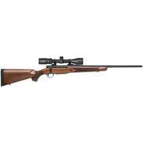 Mossberg 28059 Patriot 25-06 Rem Caliber with 5+1 Capacity, 22" Fluted Barrel, Matte Blued Metal Finish & Walnut Stock Right Hand (Full Size) Includes Vortex Crossfire II 3-9x40mm Scope