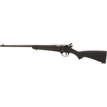 Savage Arms 13843 Rascal Youth 22 LR 1rd 16.13" Matte Black Sporter Barrel, Matte Black Carbon Steel Receiver, Black Fixed Synthetic Stock, Left Hand