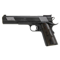 Iver Johnson Arms EAGLEXL10 Eagle XL Full Size Frame 10mm Auto 8+1 6" Steel Barrel, Black Cerakote Serrated Steel Slide, Matte Blued Steel Frame w/Beavertail, Diamondwood Walnut w/Integrated Logo Grip