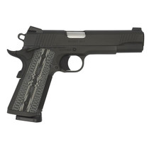 Colt Mfg O1082CCU CCU Government 9mm Luger 9+1 5" Stainless National Match Barrel, Matte Black DLC Serrated Stainless Steel Slide & Frame w/Beavertail, Black Scalloped G10 Grip, Ambidextrous